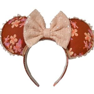 Retro Floral Minnie Ears